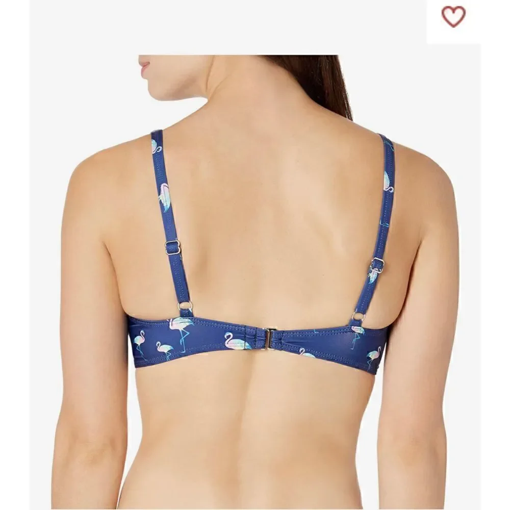Splendid Take Wing Tie Front Hltr Size XS